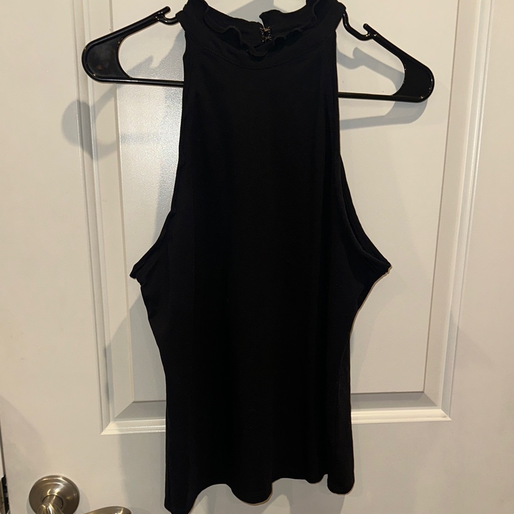 Express Black Sleeveless Top- also have burgundy!